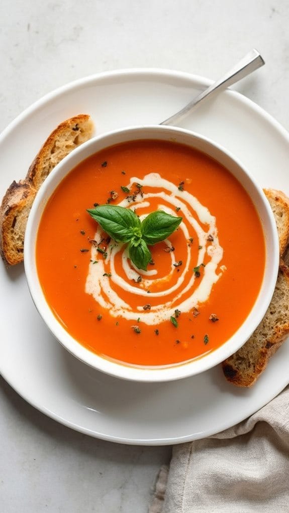 tomato basil cream soup