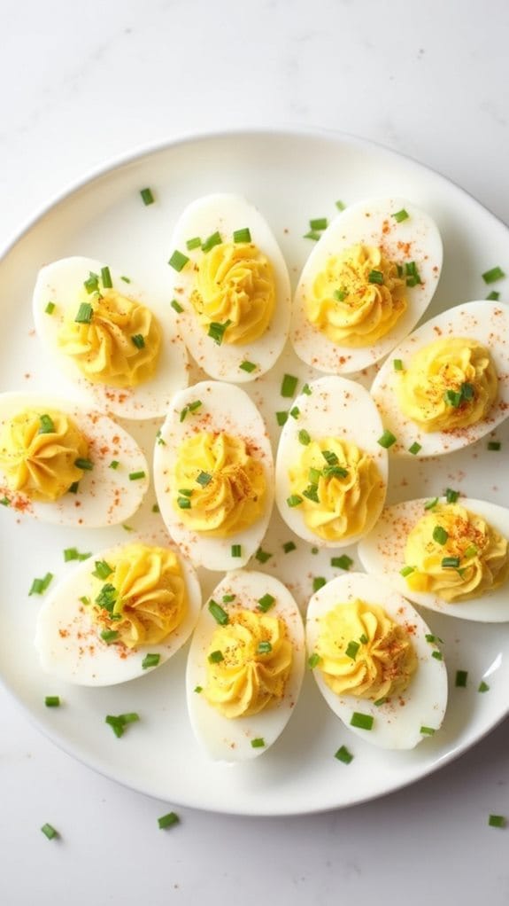 traditional stuffed egg appetizer