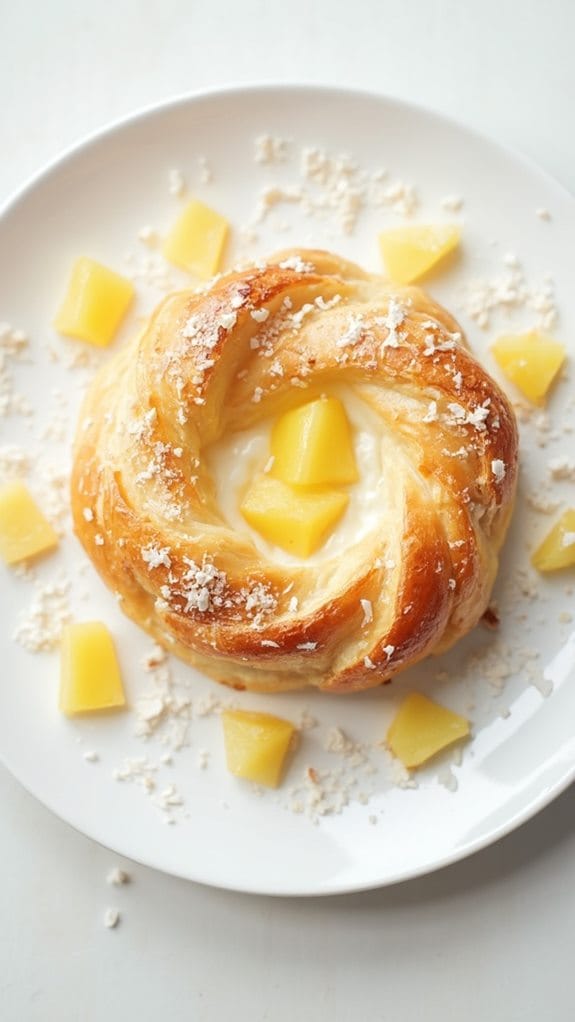 tropical creamy pastry delight