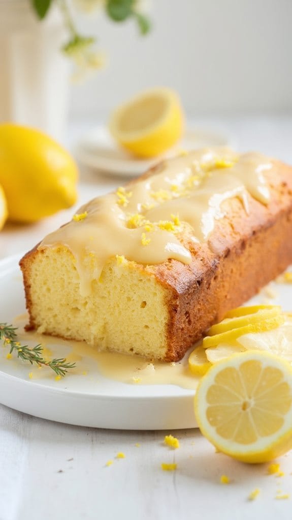 zesty lemon drizzle cake