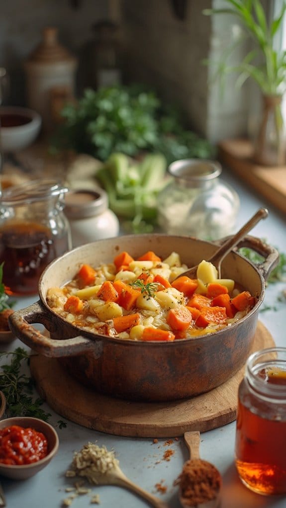 Festive Hanukkah Wine-Braised Beef Brisket With Root Vegetables