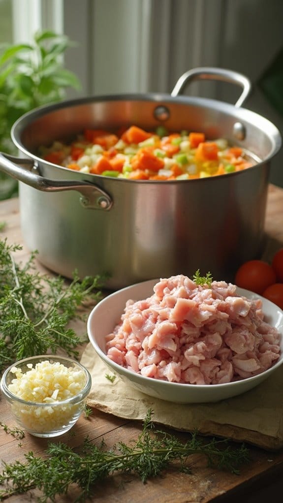 Hearty Turkey Vegetable Soup with Herbs