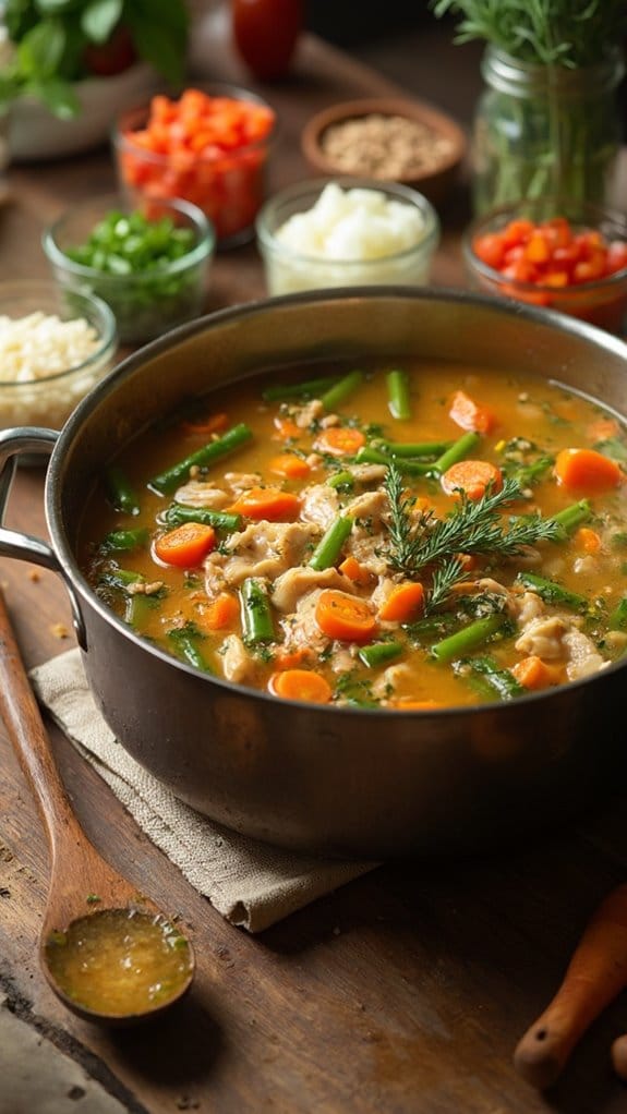 Hearty Turkey Vegetable Soup with Herbs