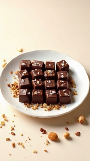 Nutty Chocolate Cubes