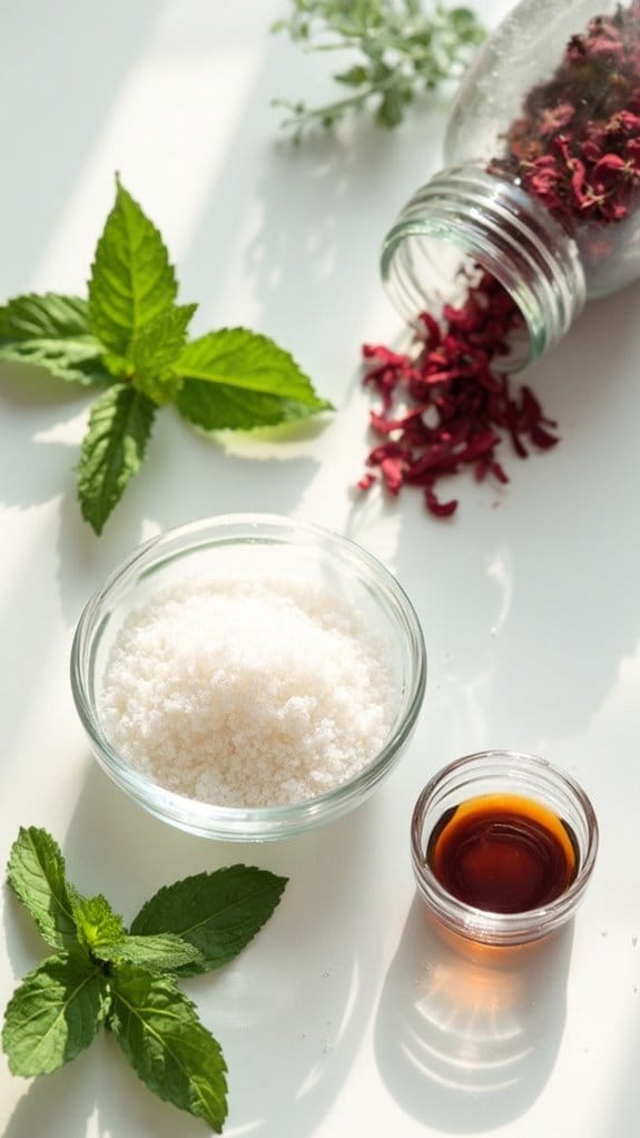 Refreshing Sorrel Drink With Ginger and Mint