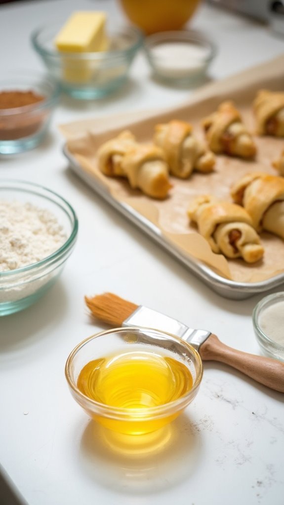 Traditional Hanukkah Rugelach With Cinnamon Sugar Filling