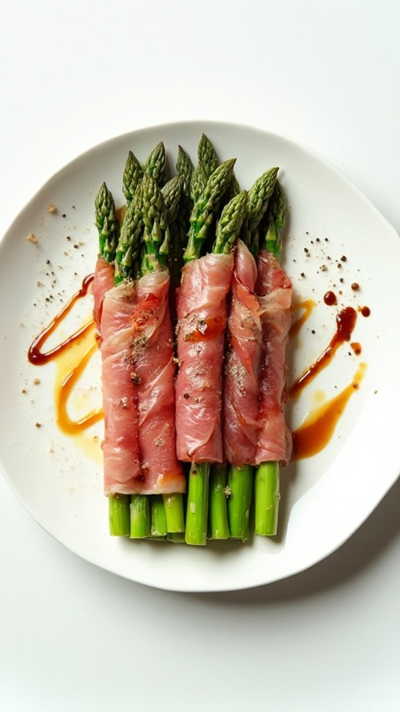 asparagus wrapped in prosciutto