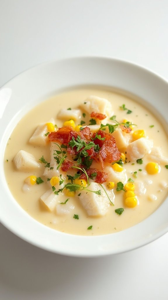 bacon infused fish chowder recipe