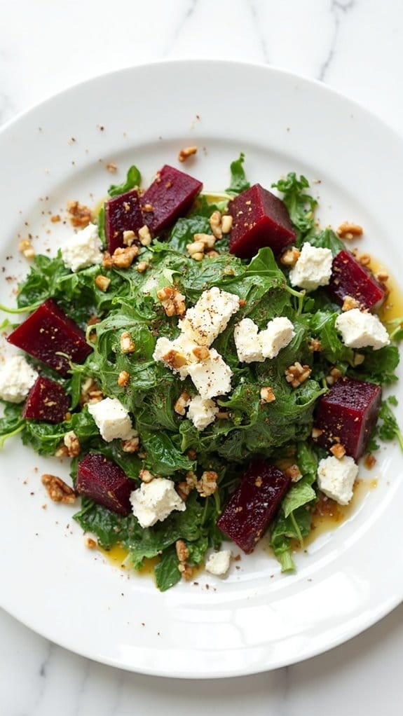 beet and cheese salad