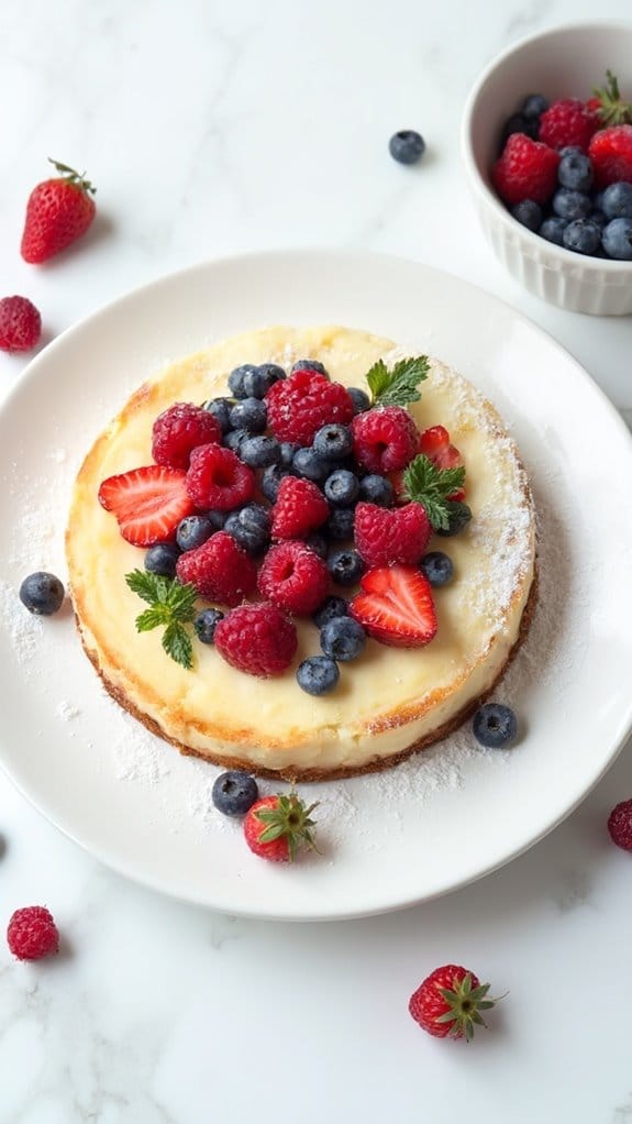 berry infused cheesecake delight