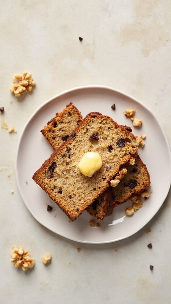 bourbon infused banana bread