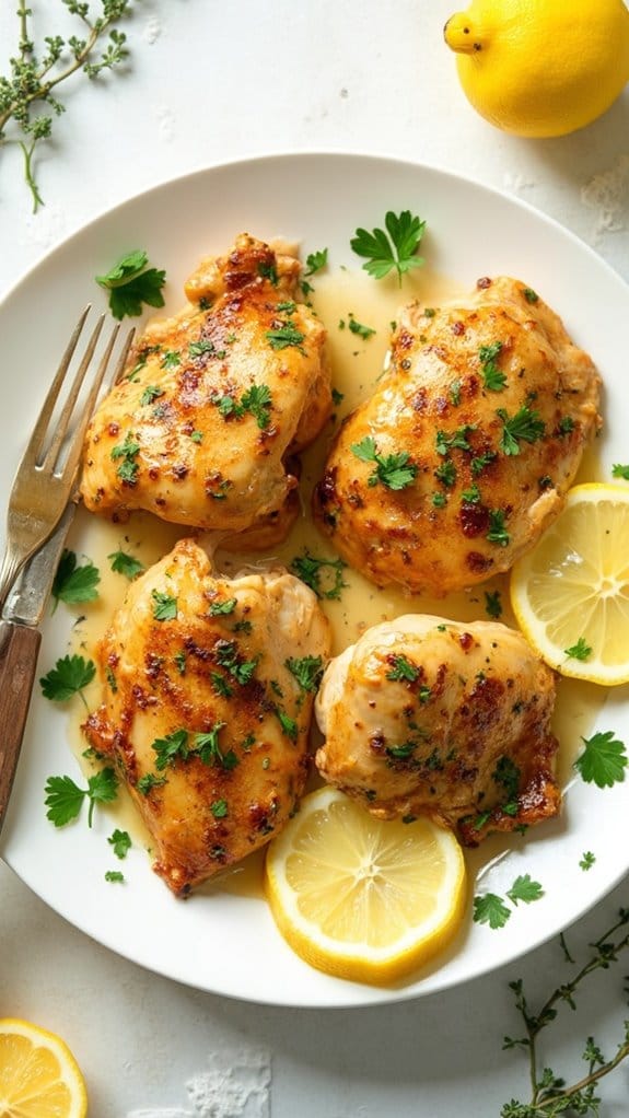 buttermilk marinated lemon herb chicken