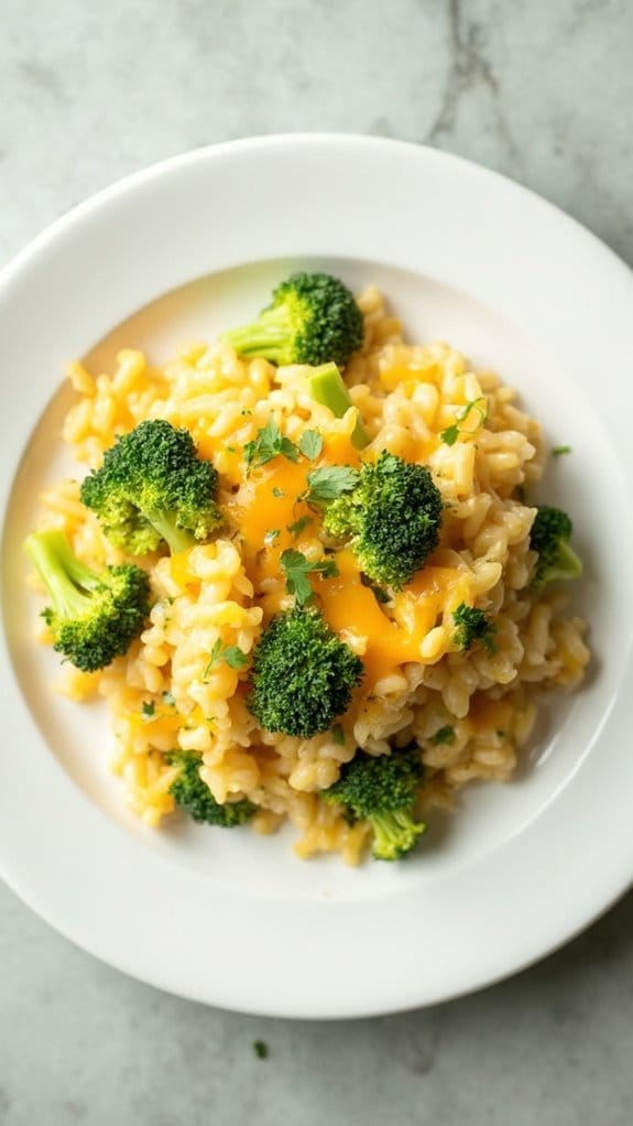 cheesy broccoli rice casserole