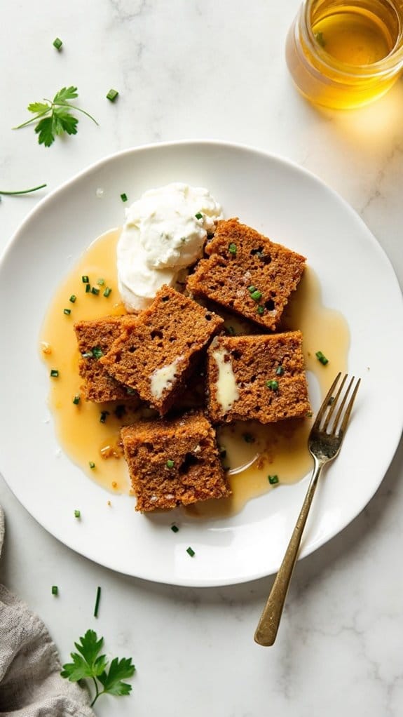 cheesy savory gingerbread delight