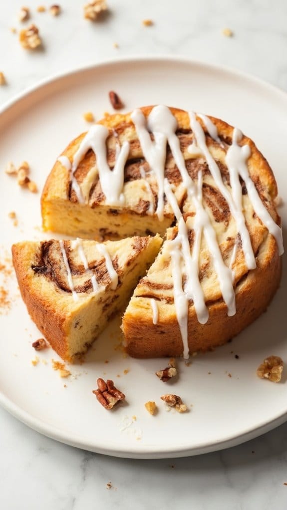 cinnamon roll cheesecake delight