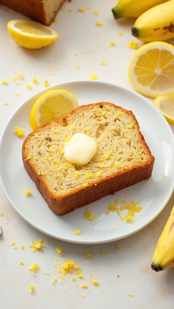 citrusy banana bread delight