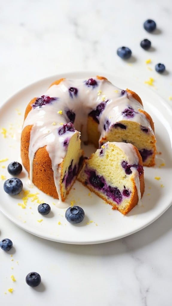 citrusy blueberry dessert delight