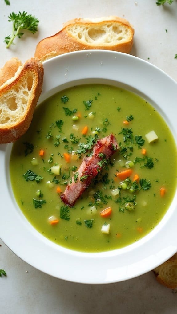 classic french pea soup