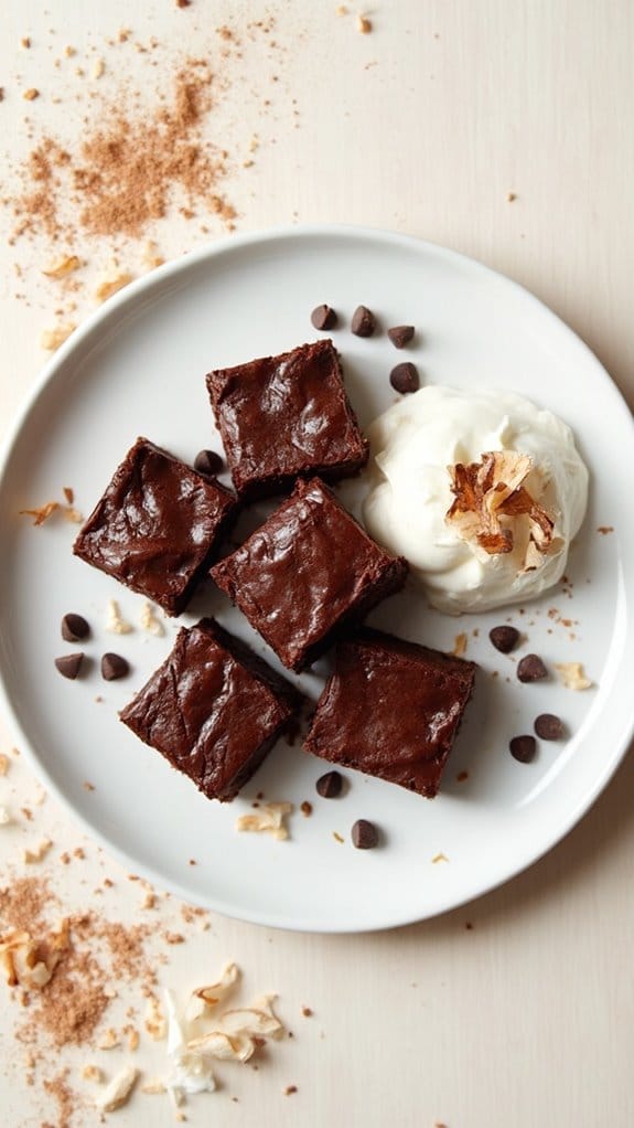 coconut flour brownies recipe