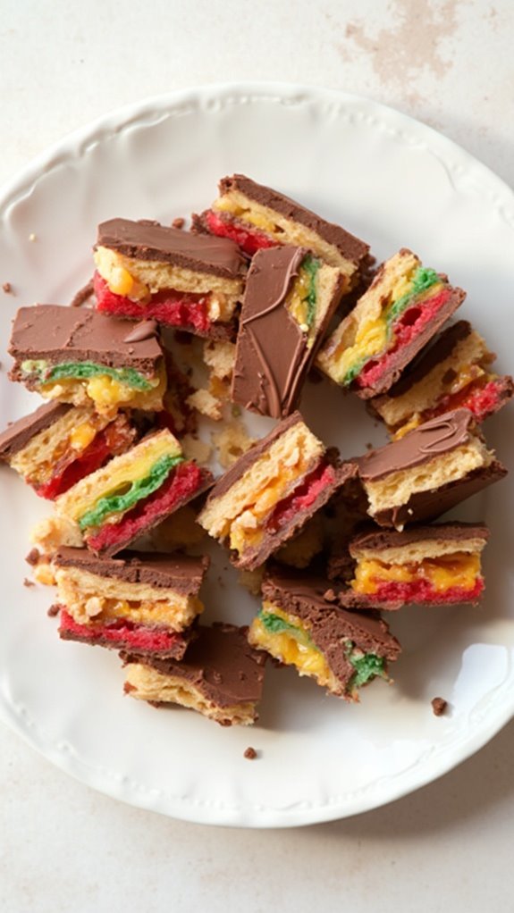 colorful italian dessert treat