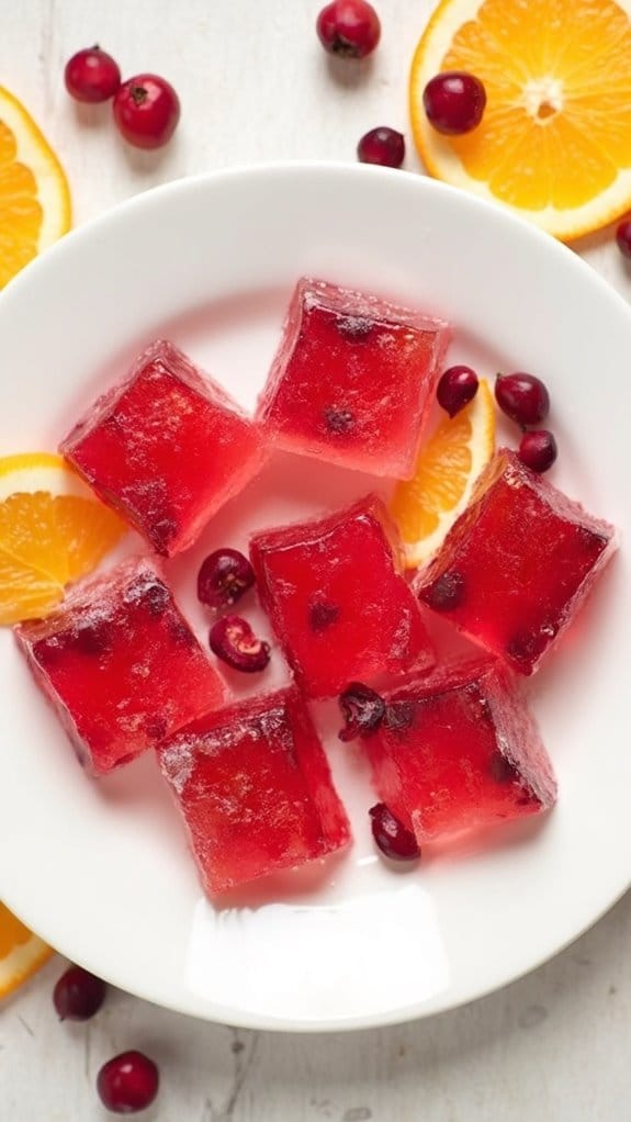 cranberry infused citrus treats