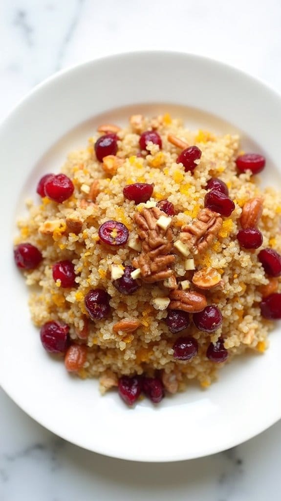 cranberry orange quinoa salad