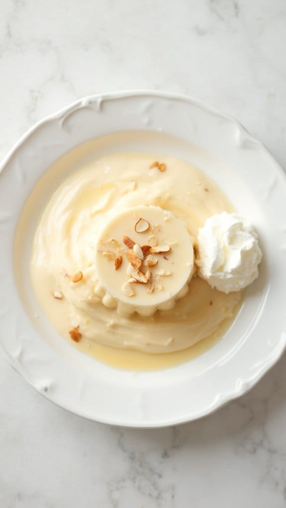 creamy almond vanilla delight