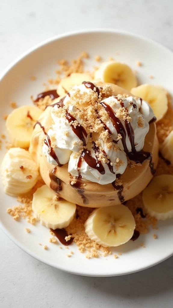 creamy banana peanut delight