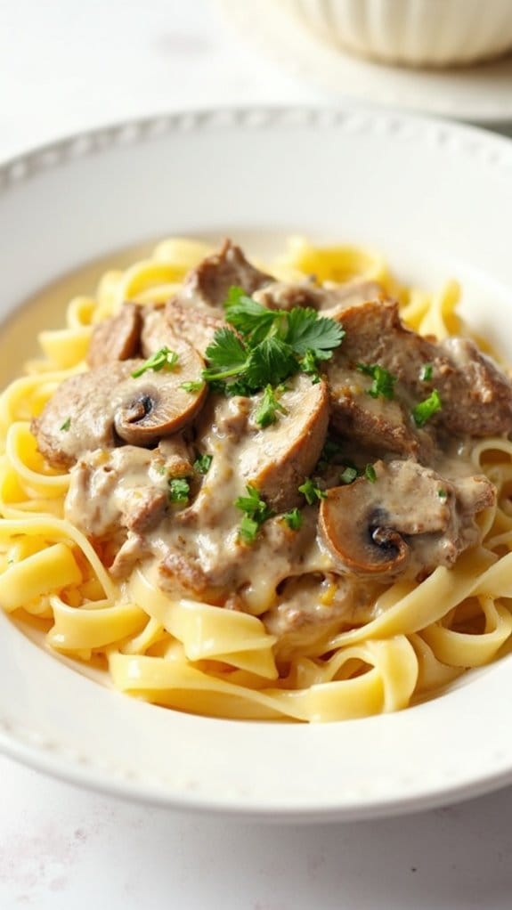 creamy buttermilk beef dish