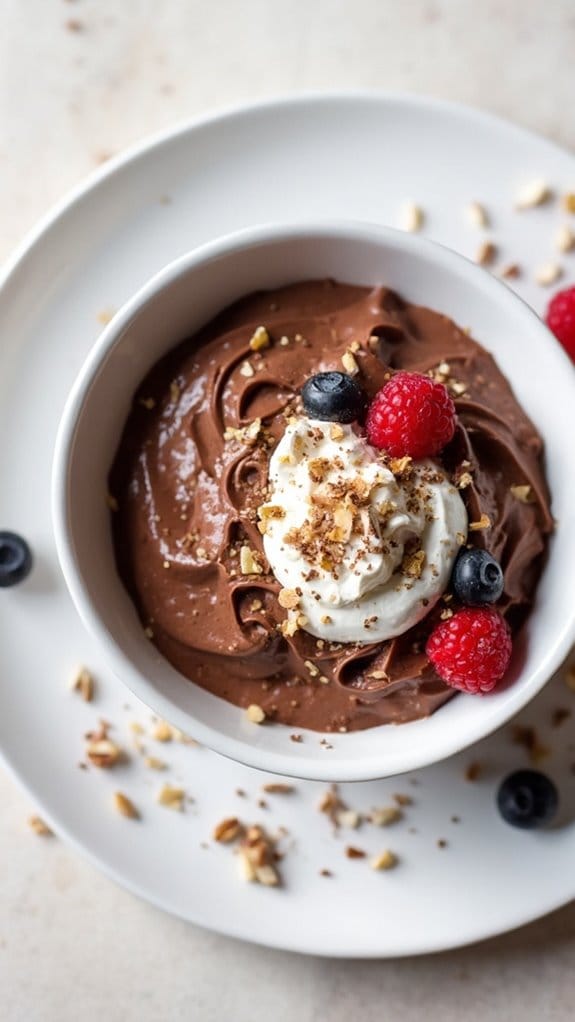 creamy chocolate avocado delight