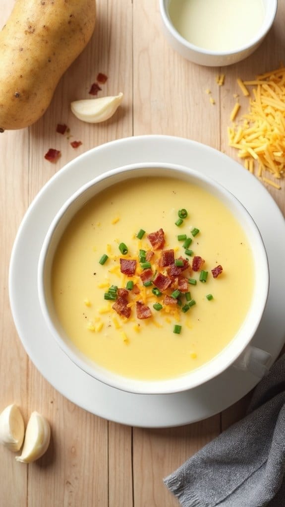 creamy potato buttermilk soup