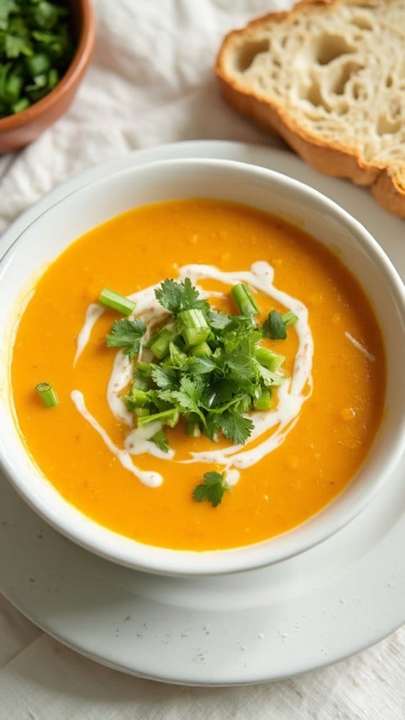 creamy trinidadian pumpkin soup