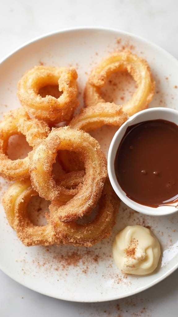 crispy cinnamon sugar churros