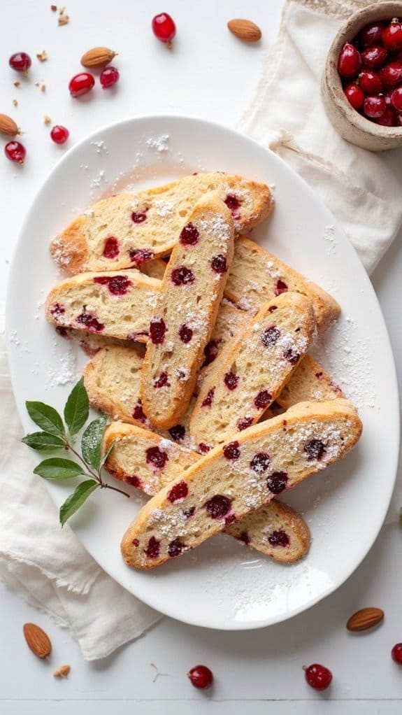 crispy cranberry almond treat