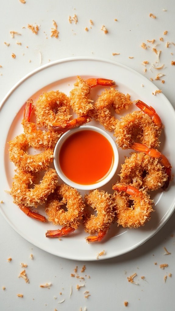 crispy fried coconut shrimp