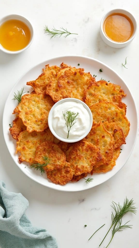 crispy fried potato pancakes