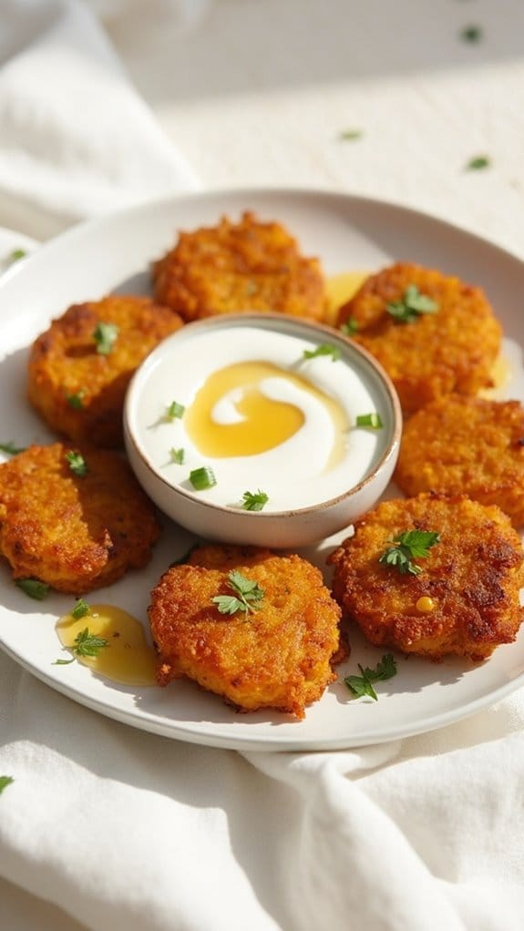 crispy pumpkin fritters recipe