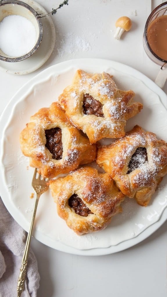 decadent chocolate filled pastry