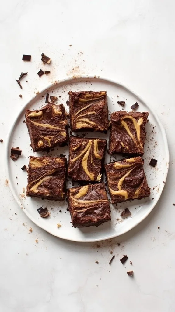 decadent chocolate peanut brownies
