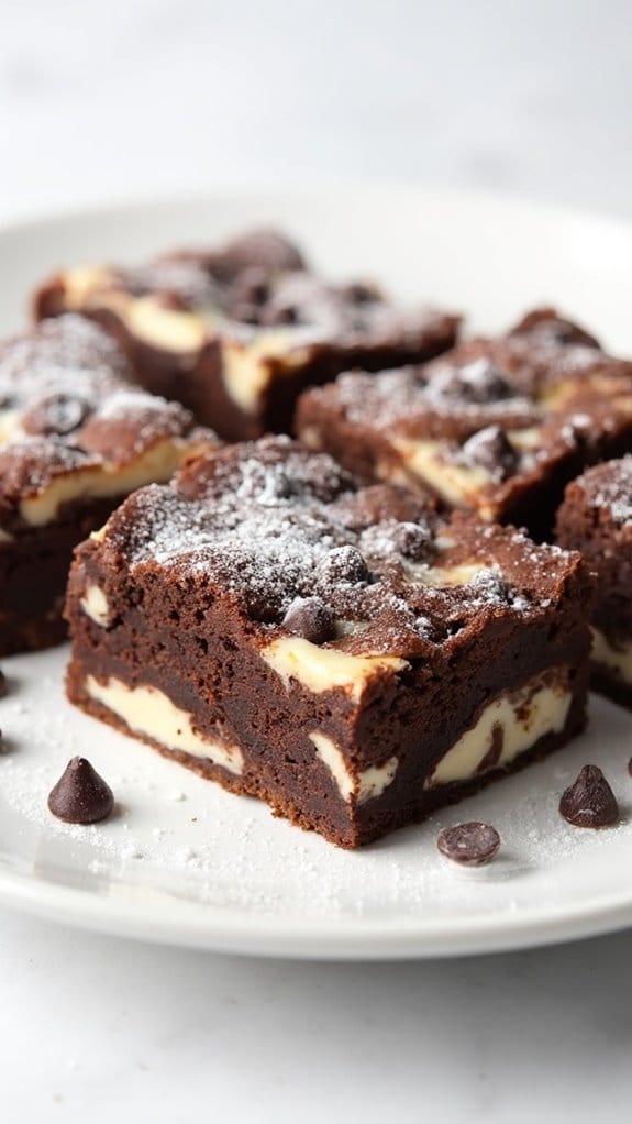 decadent cream cheese brownies