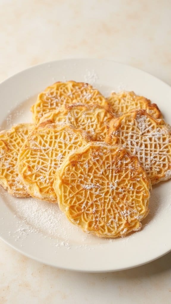 delicate italian waffle cookies