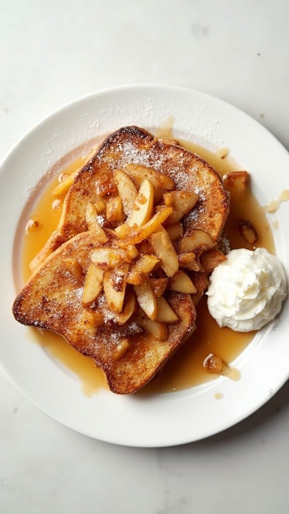 delicious apple filled breakfast treat