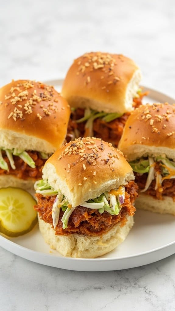 delicious bbq chicken sliders