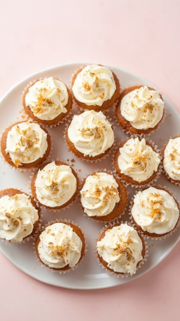 delicious carrot cake cupcakes