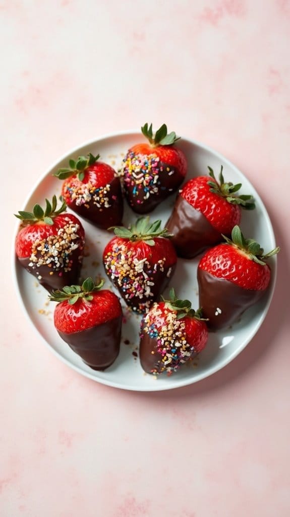 delicious chocolate covered fruit