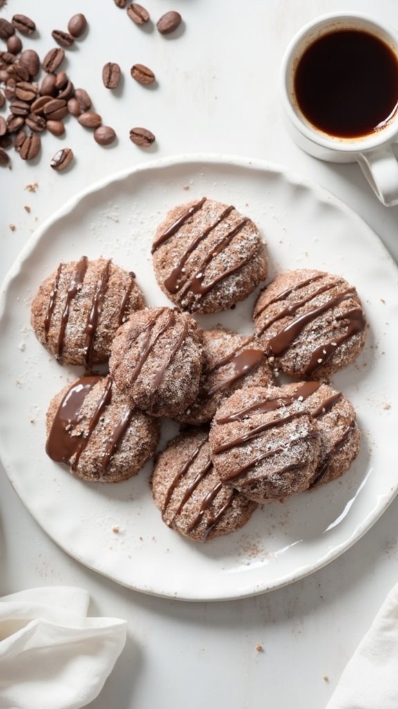 delicious coffee flavored cookies