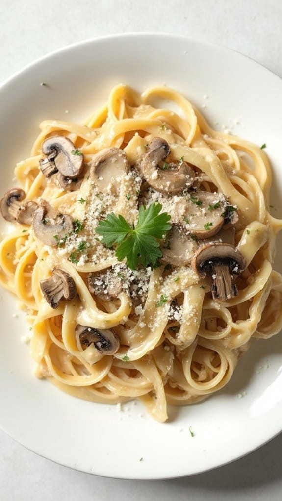 delicious creamy mushroom dish