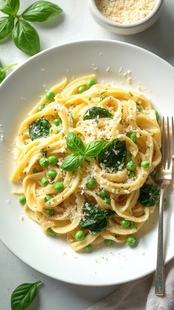 delicious creamy ricotta pasta