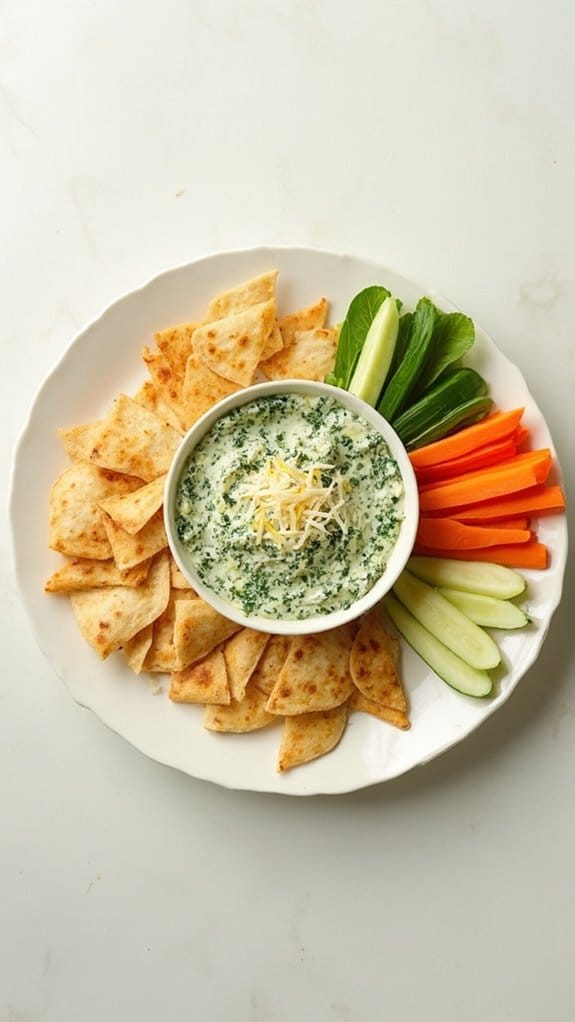 delicious creamy spinach dip