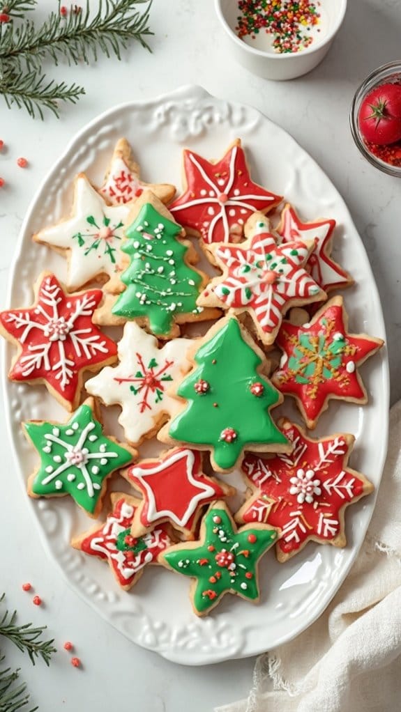 delicious festive cookie shapes